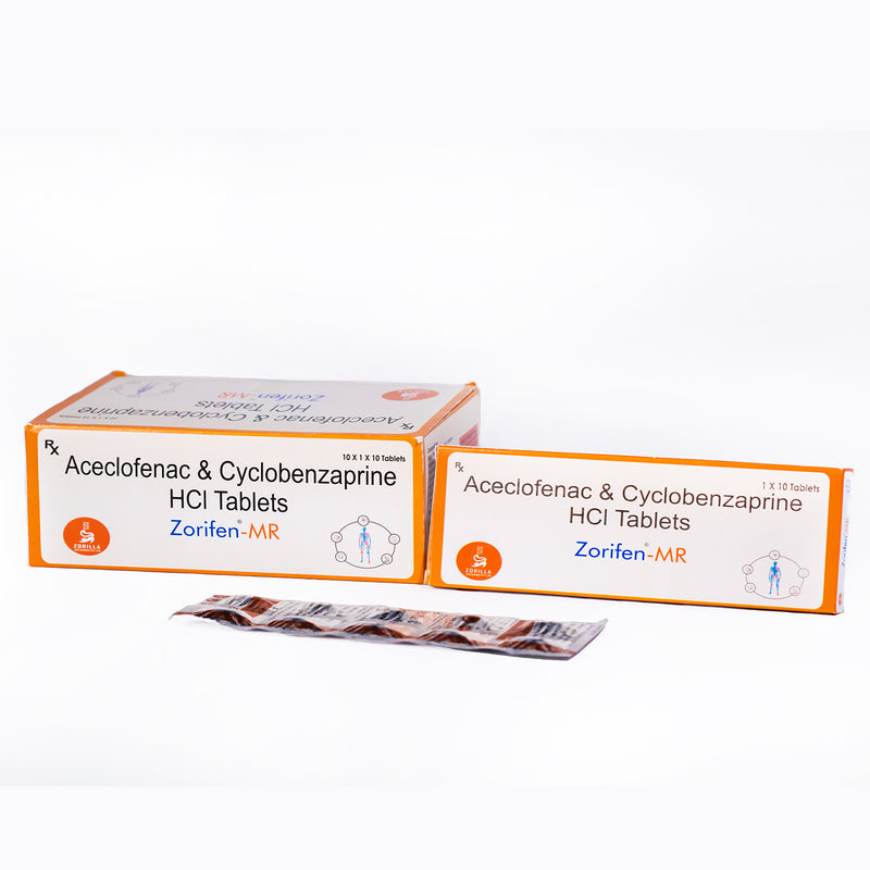 Zorifen-MR I Cyclobenzaprine I HCI 10 Tablets