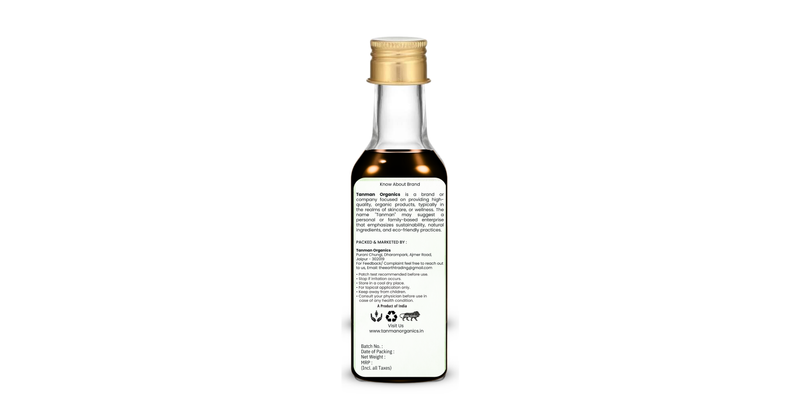 Tanman Organics 100% Pure & Natural Black Seed  Oil (Kalonji Oil) - 100 ml