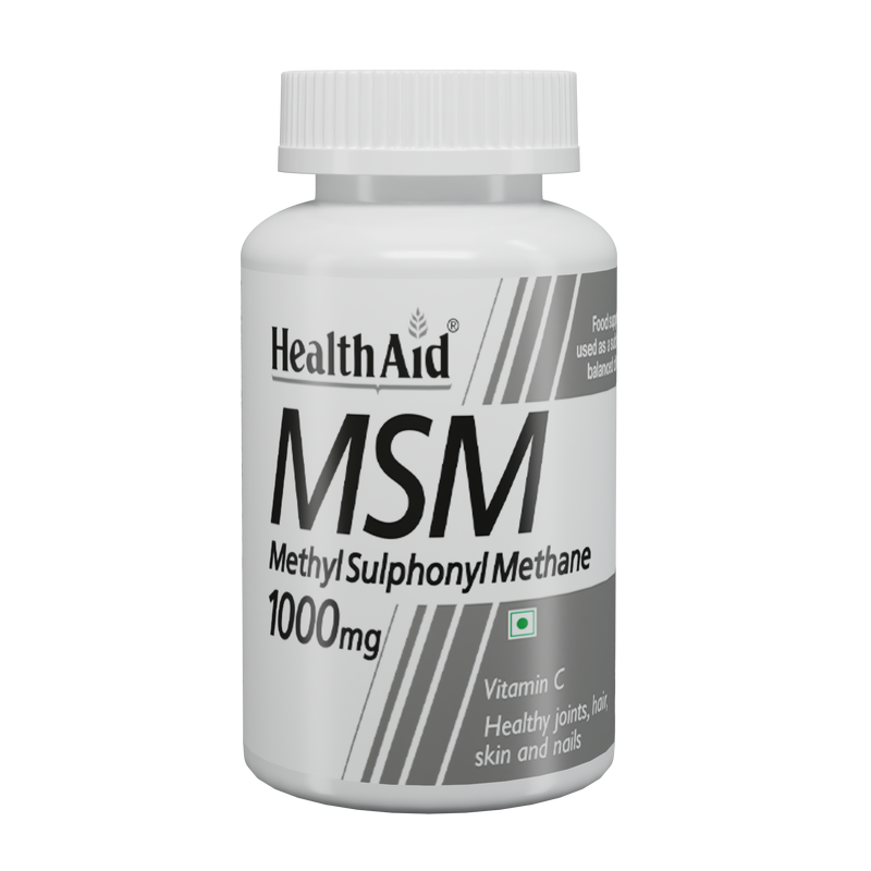 HealthAid I MSM 1000 mg I 90 Tablets