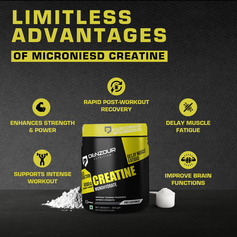 Denzour Creatine Monohydrate - 250gm