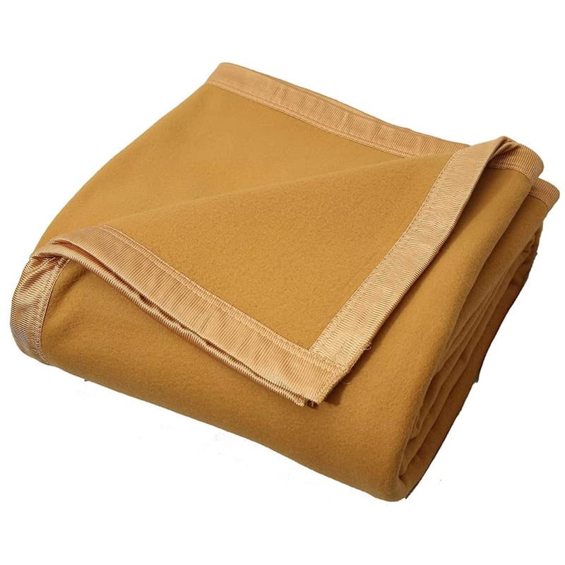 OMAJA HOME Marino Hosiery Wool Hospital Blanket Specially for Hospital, Clinic, Hotel, Guest House Pack of 1(Brown)