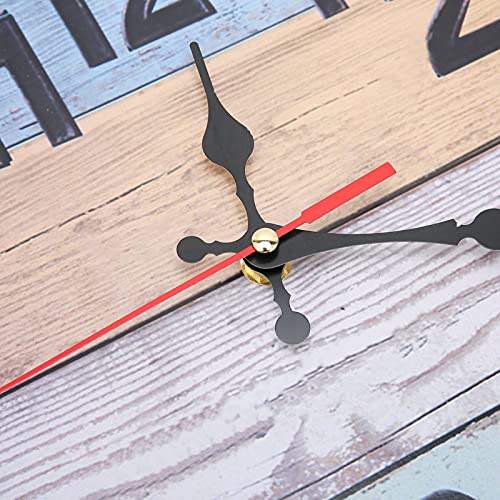 Clock, Quartz Clock Wooden Household Retro Style Large Number for Study Room for Living Room