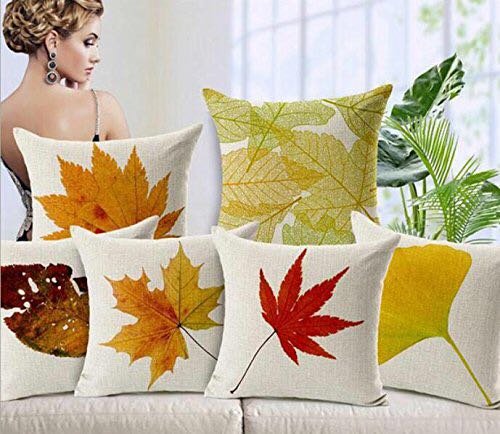 AEROHAVEN Decorative Handmade Cotton Cushion Cover - 40x40cm, Multicolour(Set of 5)
