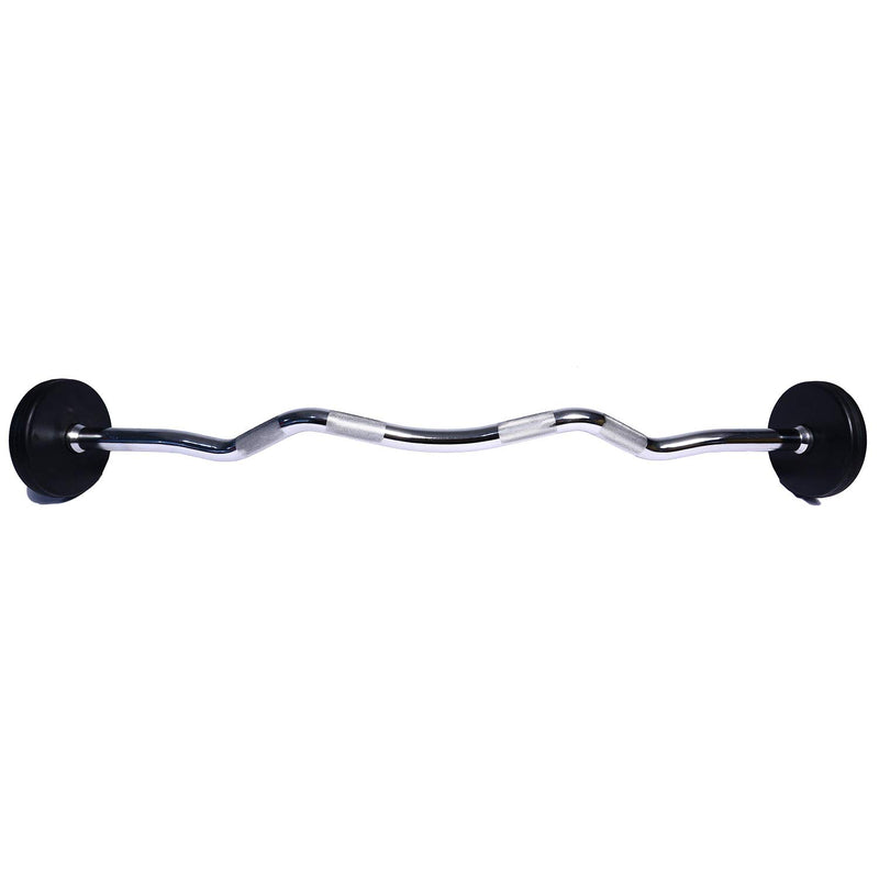 USI UNIVERSAL Curl Weight Bar With Fixed Weight Heads, Fixed Weight Barbell, RDBC 10kg Barbell Rod With Fixed Weight, Weight Lifting Gym Rod Curl Barbell Rod Fixed Weight Gym Workout Exercise Set