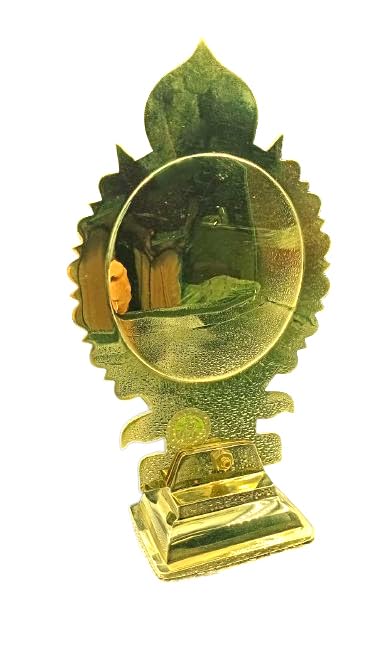 Aranmula Kannadi Traditional Winged Tower Peedom Kannadi Brass Metal Mirror