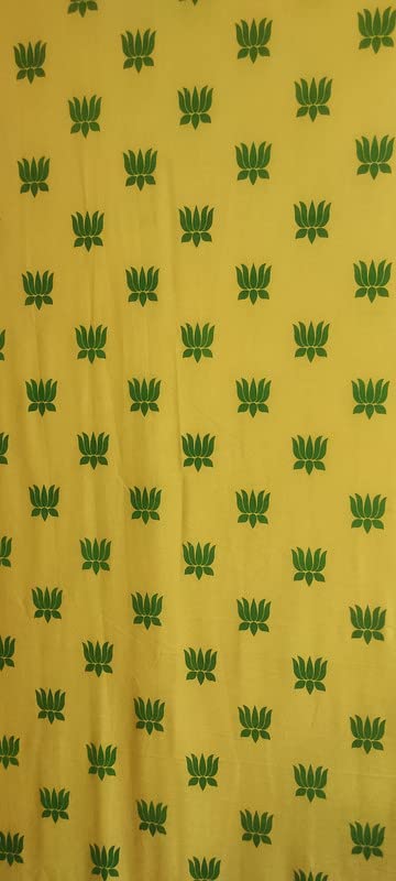 ZestEnter Soft Crush Satin Lotus Flowers Backdrop Cloth for Decorations