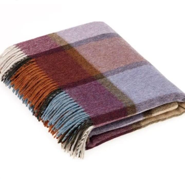 Bezzilish Home Luxury Kashmiri Marino Hoziery Pure Woolen Blanket Single Bed for Hotel/Guest House/Hospital Pack of 1 Multicolor