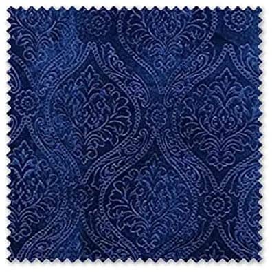 SB TEXTILES Velvet Embose Throw Sofa Throw Blanket Throws for Sofa Couch, Sofa Throws for 3 Seater (Size: 55X66 inch, Navy Blue)