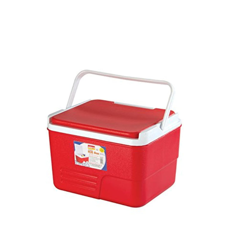 Aristo Plastic Insulated Icebox, 25 Liter, Red/Blue, (38.5 X 37.5 X 30) cm & Aristo Plastic Insulated Icebox, 14 Liter, Red, (35 x 27.4 x 24) cm