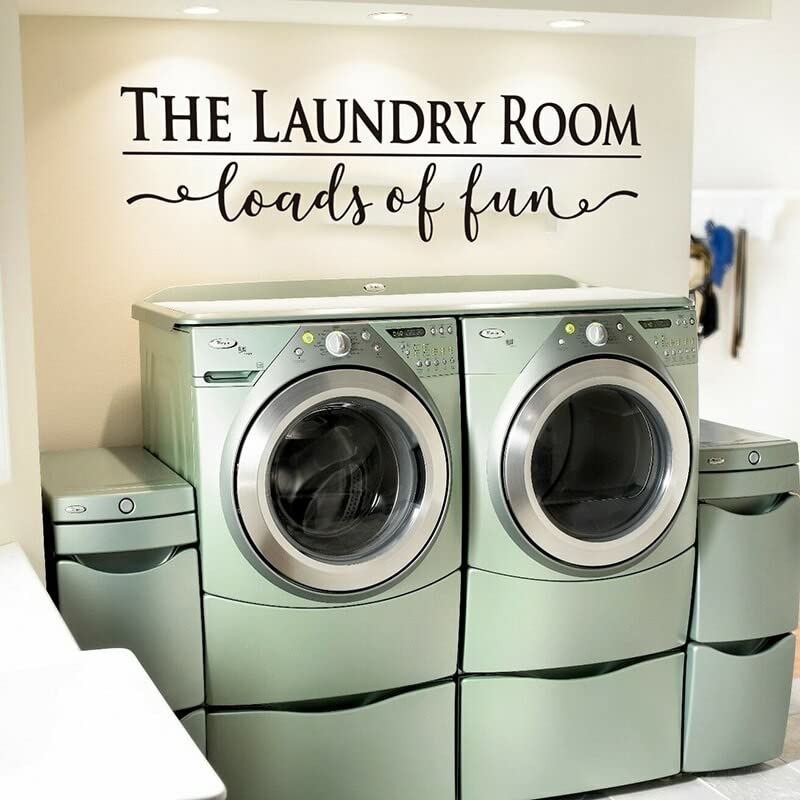 GADGETS WRAP Wall Decal Vinyl Sticker for Home Office Room Decoration The Laundry Room Loads of Fun Wall Sticker