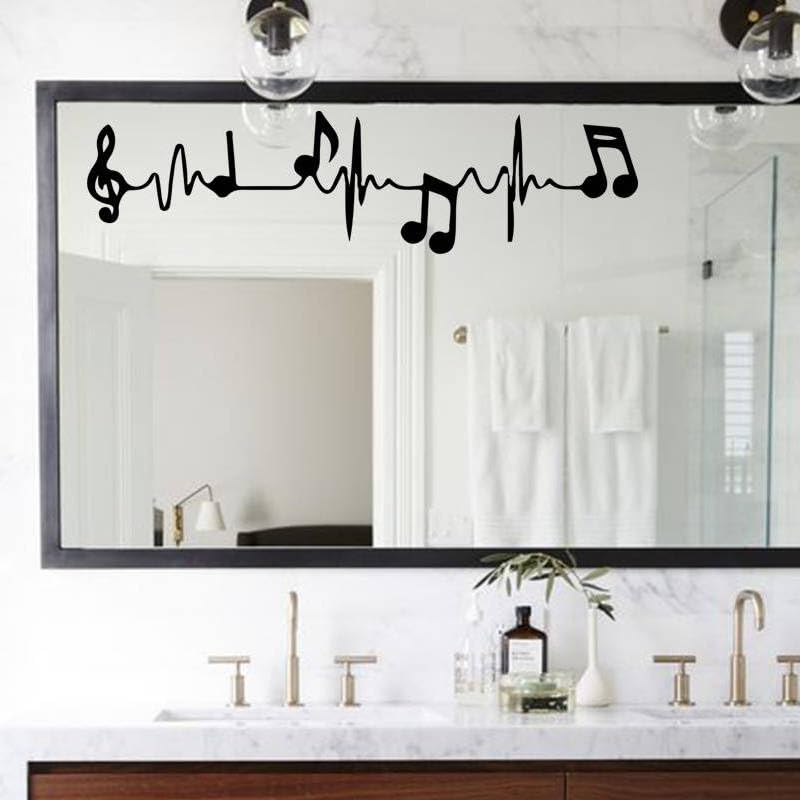 GADGETS WRAP Wall Decal Vinyl Sticker Music Piano Notes for Office Home Wall Decoration