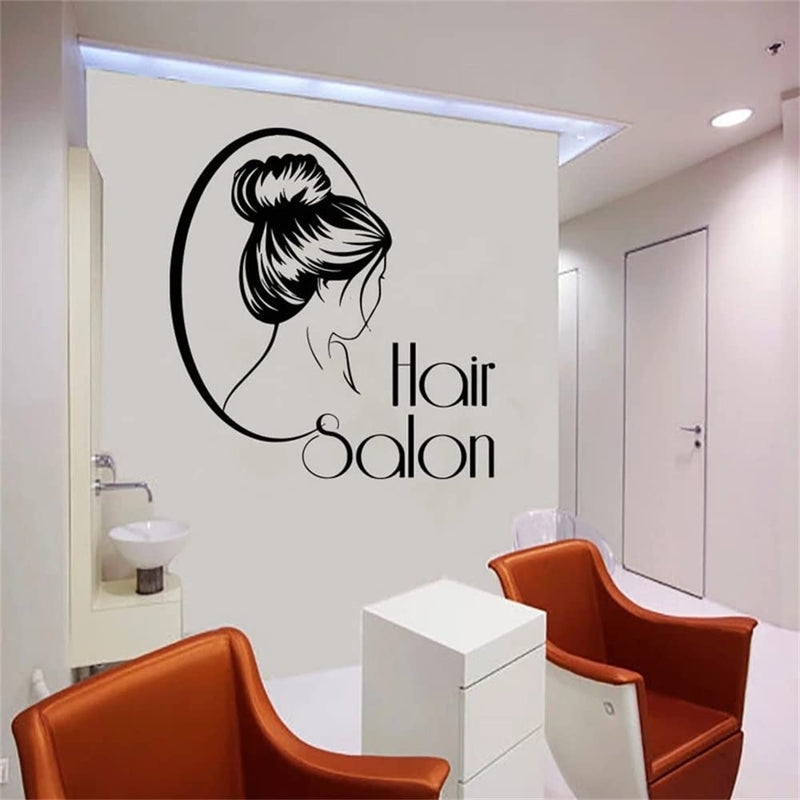 GADGETS WRAP Vinyl Decal Sticker Hair Salon (Item Finish Size : 62cm x 57cm)