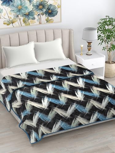 FABINALIV Multicolor Abstract 230 GSM Ultra Soft Double Bed AC Blanket (FLBK-1003-Multi)