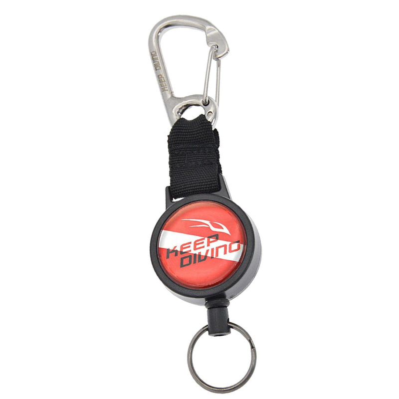 LOOM TREE® Diving Gear Retractor with Snap Clip Torch Holder Diving Retractable Lanyard | Sporting Goods | Water Sports | Scuba & Snorkeling | Other Scuba & Snorkeling