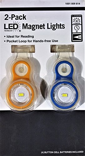 LED Magnet Lights, 2-Pack