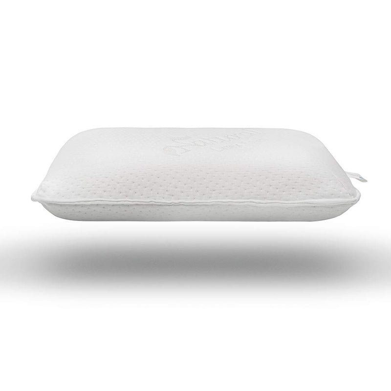 Foams India Latex Natural Foam Pillow, 21x14x5.5 Inch, White.