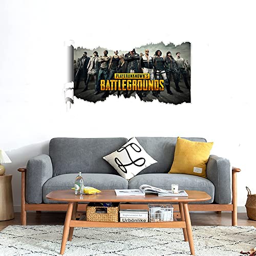 GADGETS WRAP Printed Wall Decal Sticker Scratched Paper Style Wall Decal (90cm x 50cm) - playerunknown