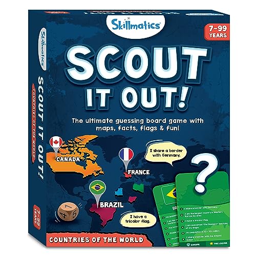 Skillmatics Board Game - Scout It Out, Guessing & Trivia Game for Families, Educational Toys, Card Games for Kids, Teens and Adults, Gifts for Boys and Girls Ages 7, 8, 9 and Up