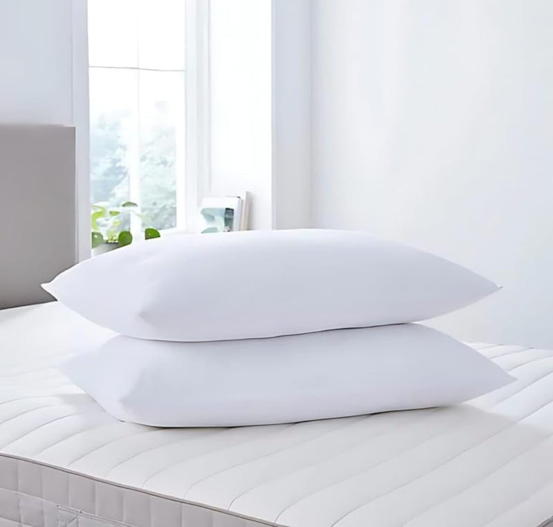 JY Polyfiber Pillow Hotel Quality with Premium Soft Down Alternative Fill for Back, Stomach,Size 16 * 25 Set of 2