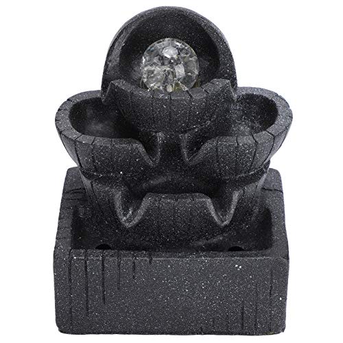 Ubersweet® Tabletop Fountain, Desktop Fountain Small Rockery for Home Decoration Gift'||