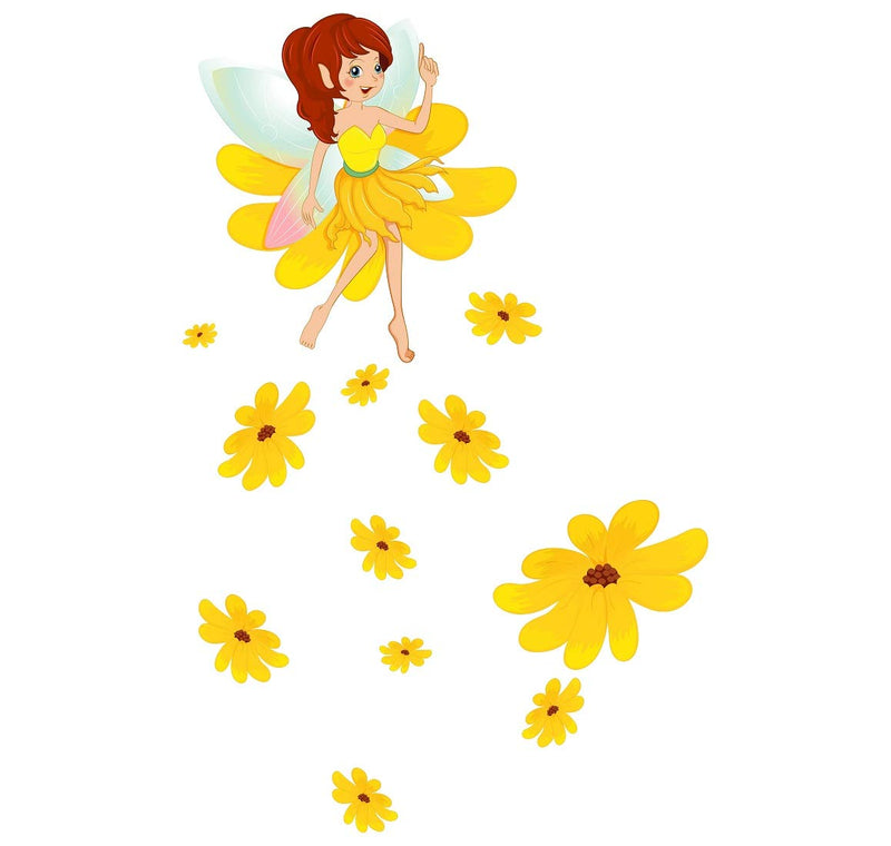 Tuffuk Angels Large Vinyl Wallstickers for Home Decorations(70 cm x 100 cm)5TZ0182