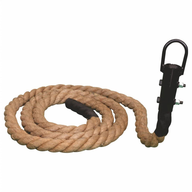 Cougar Climbing Rope, Home Exercise Rope, Core Training skipping Rope 12 ft CrossFit Braided Rope, Indoor and Outdoor Easy Grip Jute Rope (12 Ft)