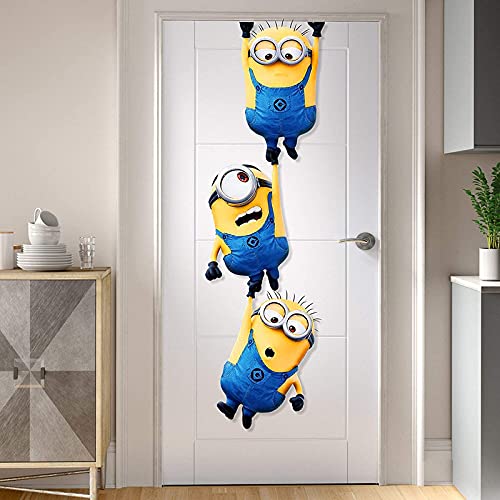 Sticker Cart™ Cute Minions Wall Sticker | Wall Sticker for Living Room/Bedroom/Office and All Decorative Stickers