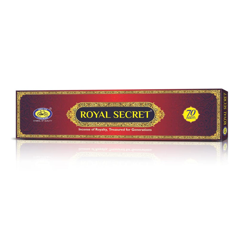 Cycle Royal Secret Premium Masala Agarbatti From Pure, Traditionally Crafted Incense Sticks For Special Occasions, Festivals, An Exclusive Fragrance Experience - Pack Of 2 (20 Sticks Per Pack)