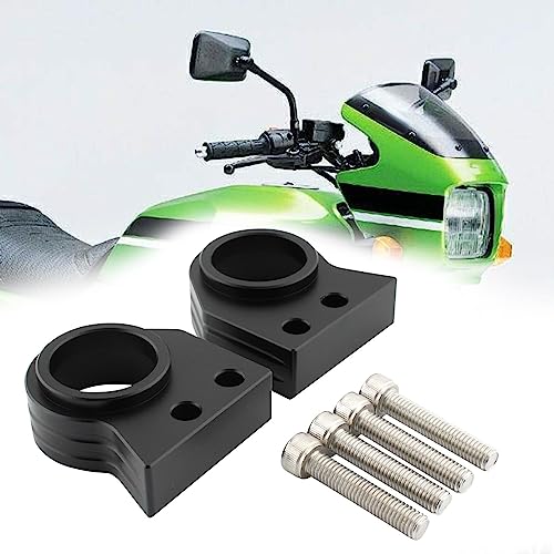 UJEAVETTE 2 Pieces Motorcycle Handlebar Riser Parts Motorbike for Zzr600