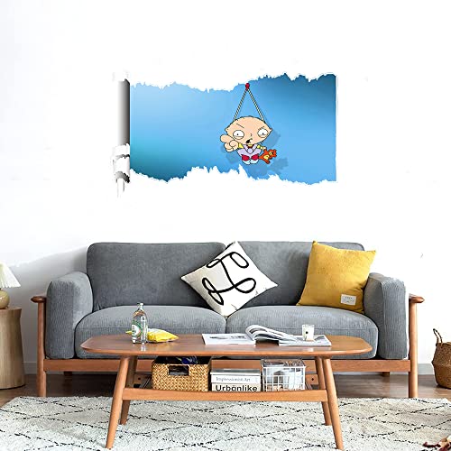 GADGETS WRAP Printed Wall Decal Sticker Scratched Paper Style Wall Decal (90cm x 50cm) - Hanging