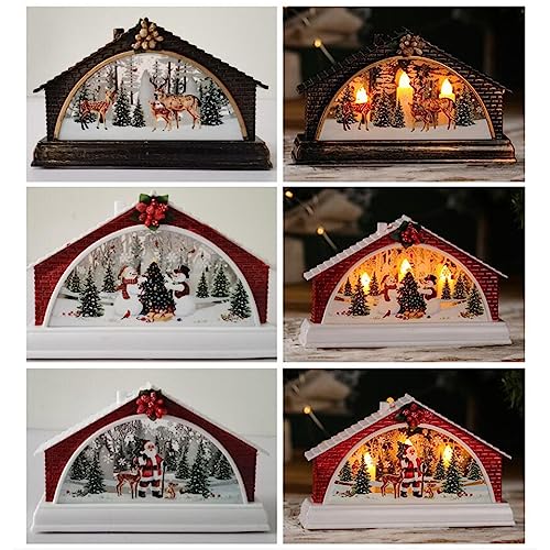 UJEAVETTE® Christmas Candle Tea Light Home Decoration for Xmas Santa Claus