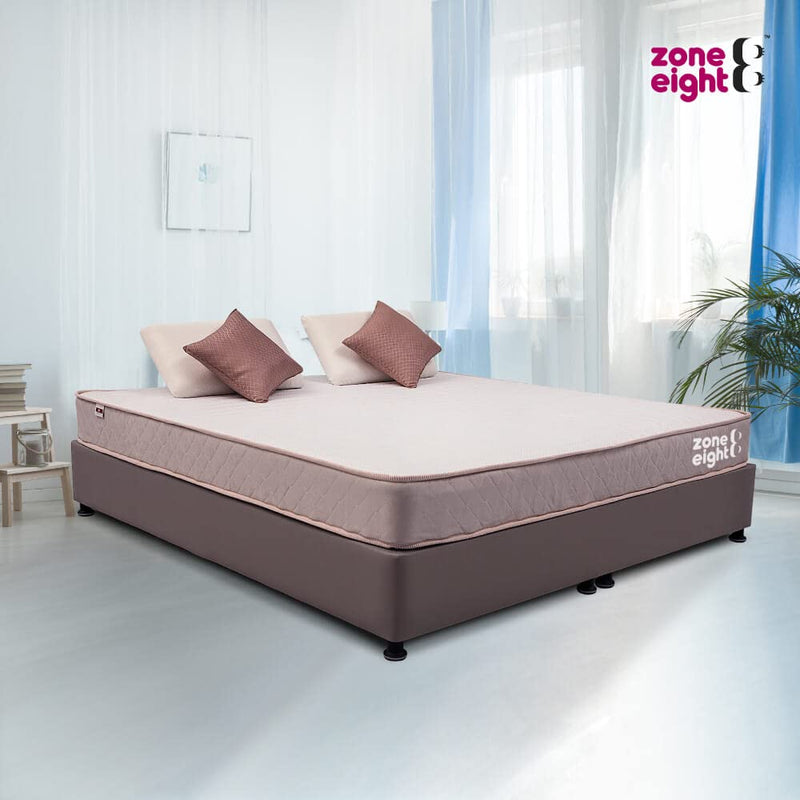 Zone8 Twin and Single Size 7 Inch Bonnell Spring Mattress| India's First Rolled Spring Mattress