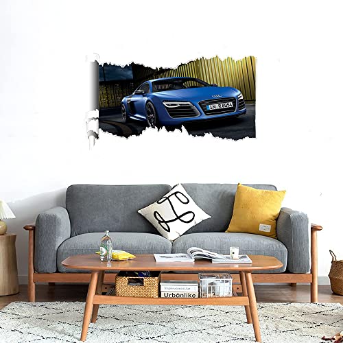 GADGETS WRAP Printed Wall Decal Sticker Scratched Paper Style Wall Decal (90cm x 50cm) - r8