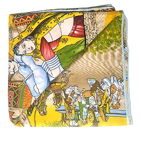 J SHREE Rajasthani Print Single Bed Reversible AC Blanket | Dohar | Quilt | Comforter | Duvet (Polycotton, Multicolor)