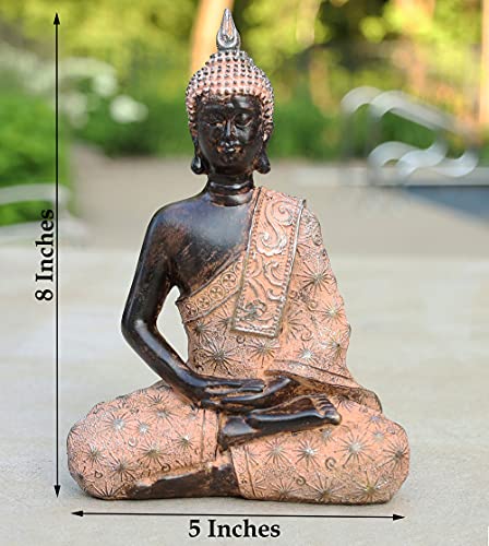 DharmaObjects Blessing Buddha Statue Buddha Statue for Home Meditation Gift 8 Inches Tall