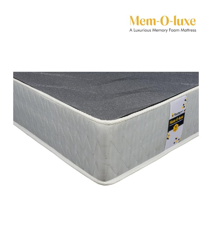 Bisterr Mem-O-Luxe Temp-Responsive Memory Foam Mattress (King)(78 * 72 * 8 Inch)