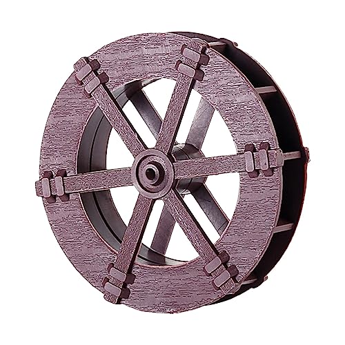 UJEAVETTE® Water Fountain Rotation Wheel DIY Water Wheel Model Fountain Feng Shui Wheel 10Cm|Decor Home|Showpiece Decoration Room |Decorative Table|Show Gift |Office Gifts|Desk Figurine