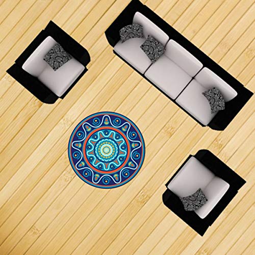 Diwali Special - Colourful Decorative Rangoli Sticker Size- 30 cm x 30 cm Set of 2 (AS160)