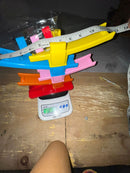 DIY Multilevel Racetrack Glider on Building Block Toys