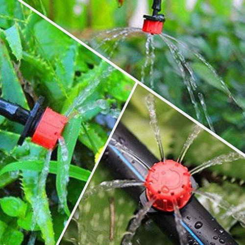 Pinolex Adjustable Irrigation Drippers Sprinklers Emitter (100 PCS)