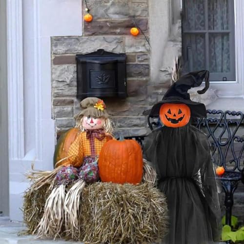 bnf® 3X Standing Witch Halloween Decorations Outdoor for Lawn Porch Home Entrance|Figures|&|Statues|