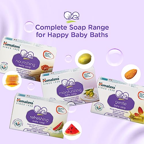 Himalaya Gentle Baby Soap Value Pack, 4 * 75g