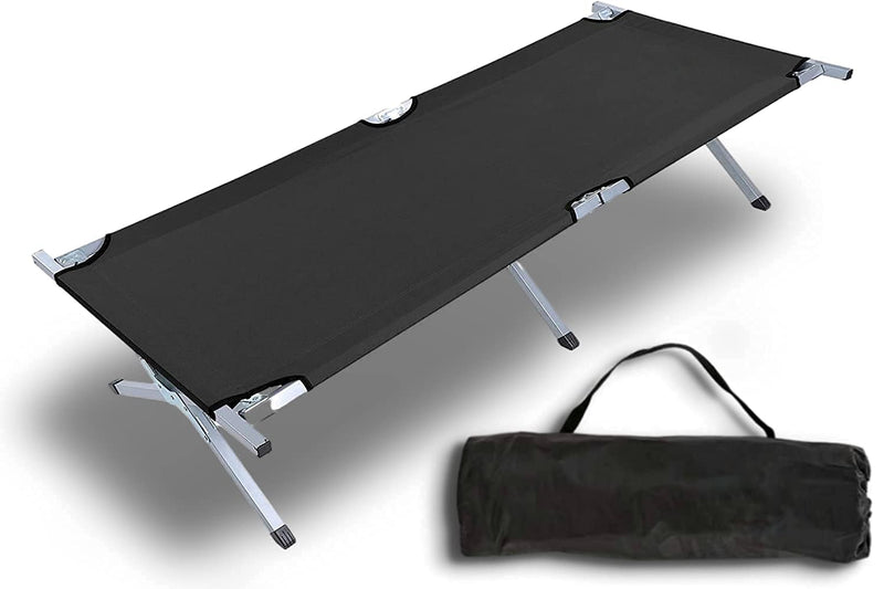 PAVITYAKSH Foldable Bed Heavy Duty Lightweight Folding Camping Cot Bed, Foldable Portable Sleeping Cot for Adult, Patio, Beach, Hiking, Camping, Travel, Office Nap, Outdoor, Indoor