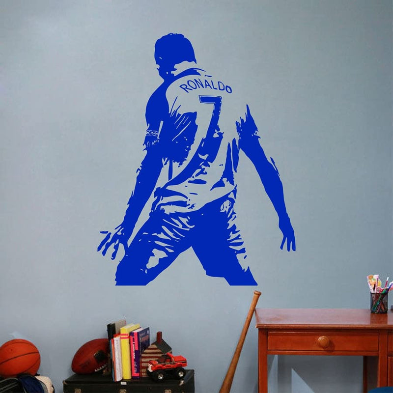 GADGETS WRAP Wall Decal Vinyl Sticker Wall Decoration - Soccer Athlete Ronaldo