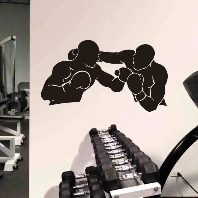 GADGETS WRAP Wall Decal Vinyl Sticker Sticker Kick Boxer for Office Home Wall Decoration