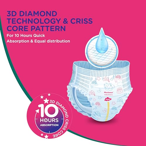 Morisons Baby Dreams SuperSoft Diaper Pants Large - L (62 Pieces)