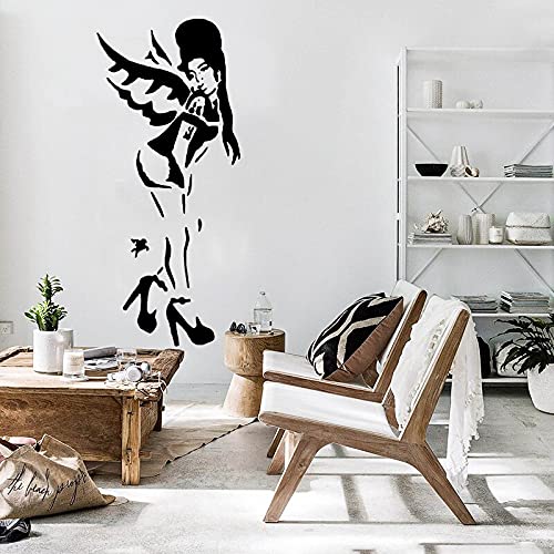 GADGETS WRAP Vinyl Decal Sticker Modern Banksy Singer (Item Finish Size : 92cm x 40cm)