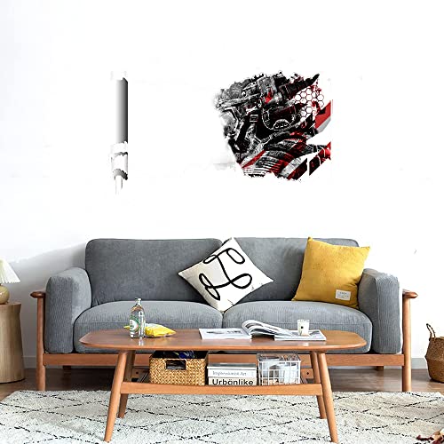 GADGETS WRAP Printed Wall Decal Sticker Scratched Paper Style Wall Decal (90cm x 50cm) - Soldier