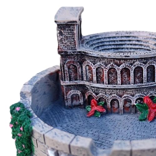 THE STYLE SUTRA Roman Colosseum Decor Ashtray Art Crafts Sculpture for Home Desktop Tabletop