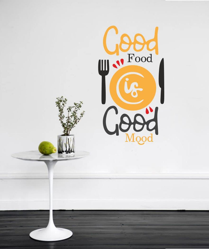 Art's Cafe Good Food Kitchen Design Wall Sticker Size - (31 * 56) cm